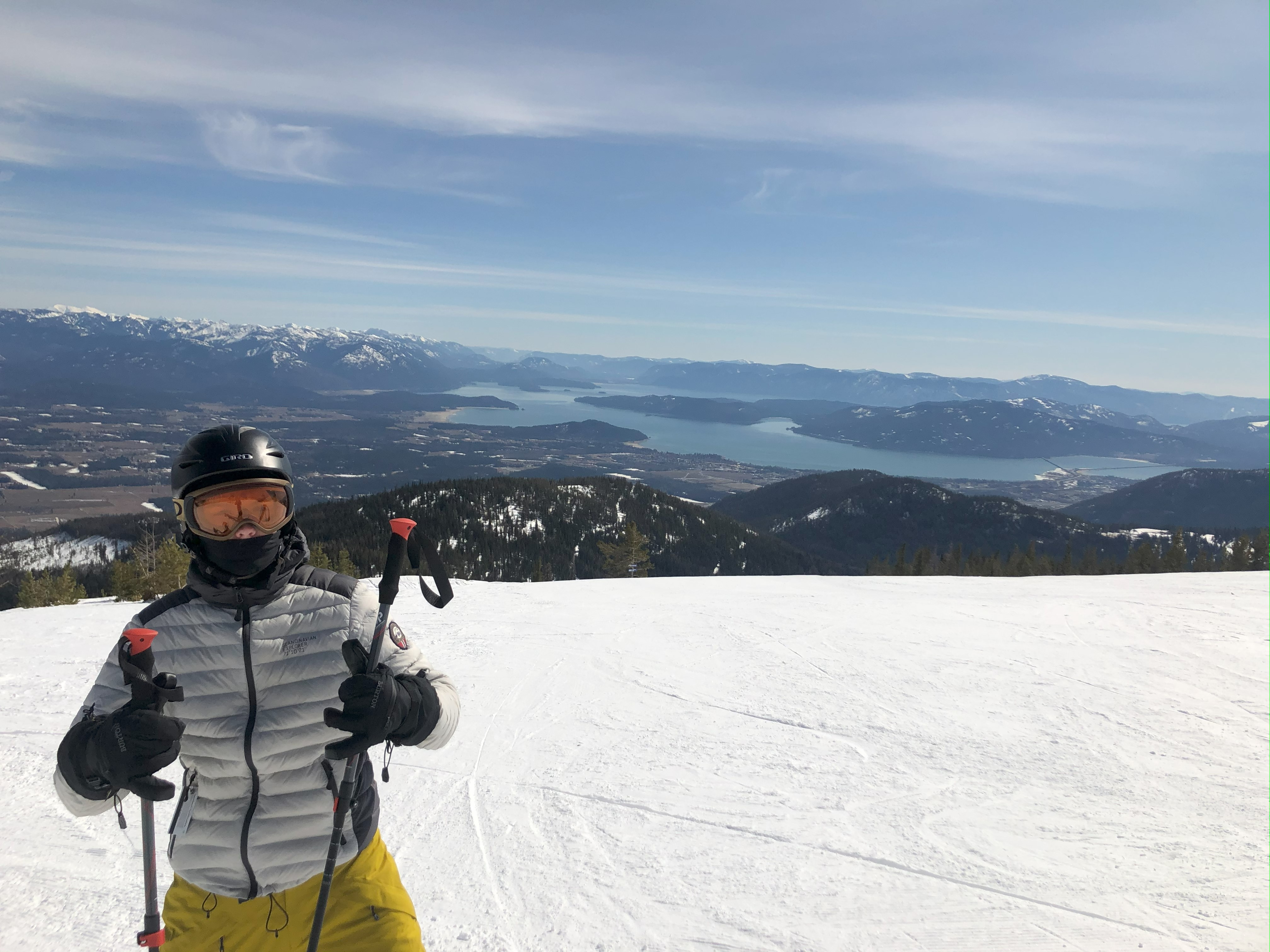 A young me in ski gear