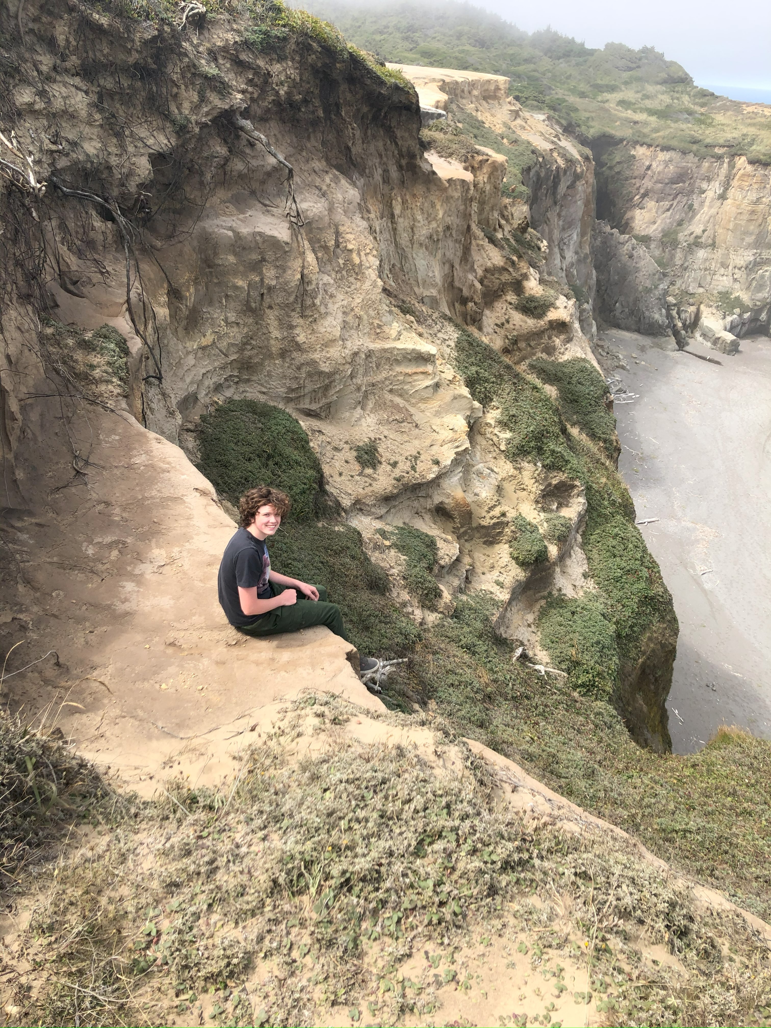 Me on a cliff in Bandon, Oregon